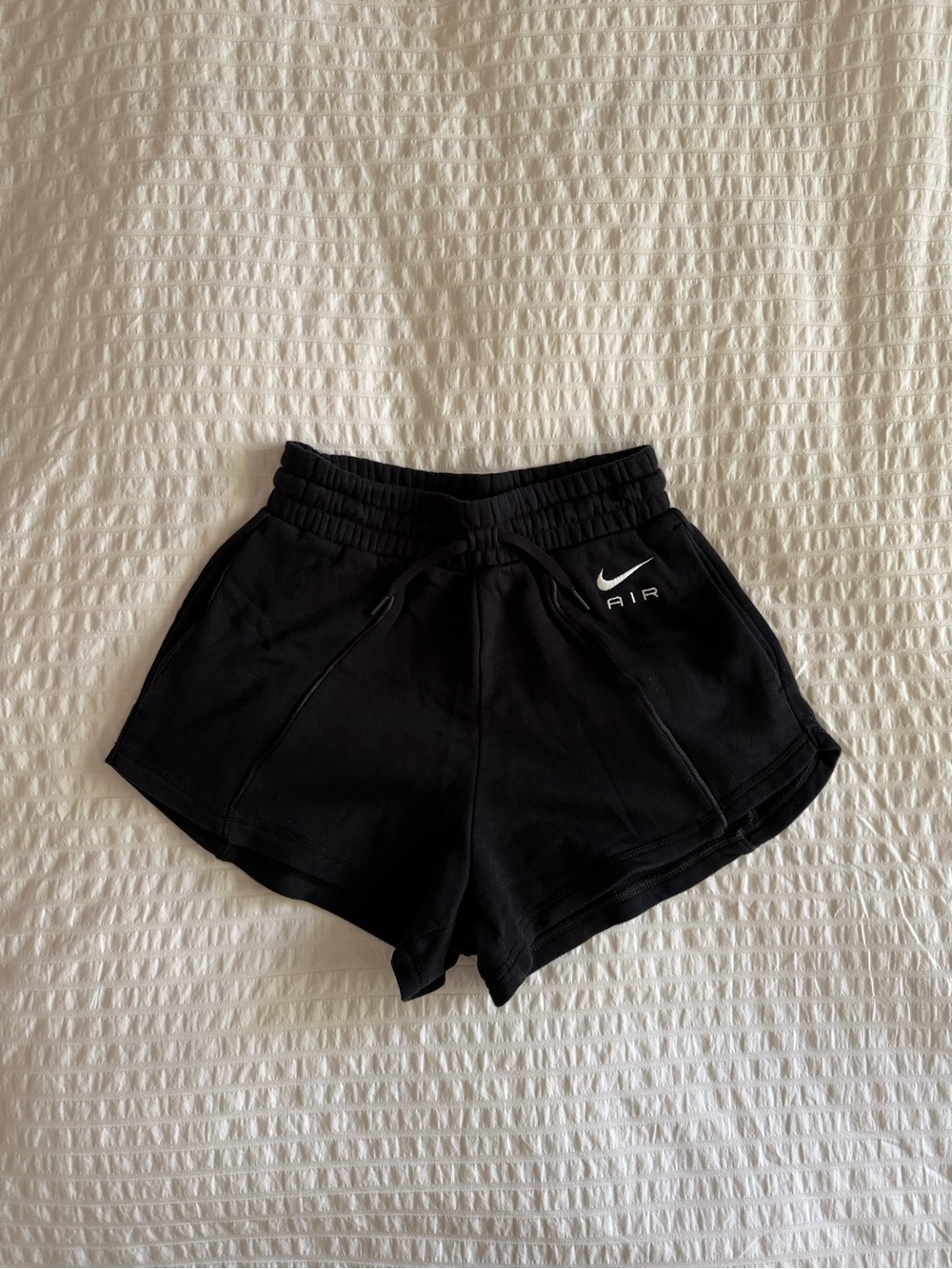 Nike high-rise dolphin fleece shorts